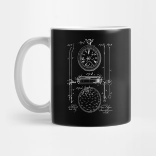 Stop Watch Vintage Patent Drawing Mug